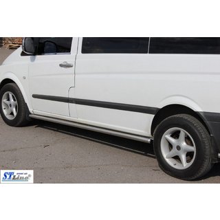 Siderør BB001 (2 stk., rustfrit stål) Mercedes Viano 2004–2014 foto 2