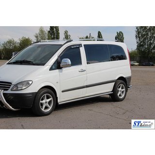 Siderør BB001 (2 stk., rustfrit stål) Mercedes Viano 2004–2014 foto 3