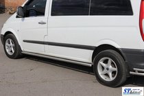 Mercedes Viano 2004–2014 Siderør BB001 (2 stk., rustfrit stål) d60, lang akselafstand (L3) foto 4