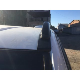Sorte tagrælinger Skyport (massivt metal) Mercedes Viano 2004–2014 foto 4