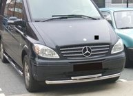 Mercedes Viano 2004–2014 Frontbøjle ST014 (rustfrit stål) 60/42 mm foto 6