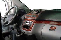 Mercedes Viano 2004–2014 Instrumentbrætbeklædning Meric (forreste del) 2004-2006, Carbon foto 3