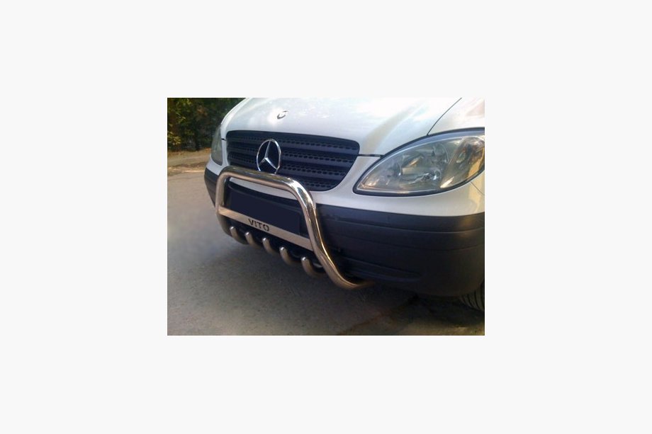 Mercedes Viano 2004–2014 Bullbar WT003/004 (rustfrit stål) Image