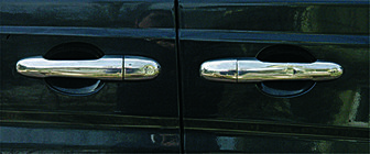 Mercedes Viano 2004–2014 Dørgrebscovers (rustfrit stål) 4 stk., OmsaLine - italiensk rustfrit stål foto 3