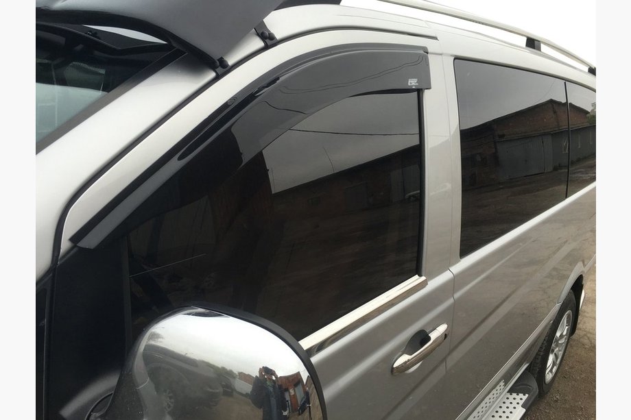 Mercedes Viano 2004–2014 Vindafvisere til sideruder (2 stk., indstiksmodel DD) Image