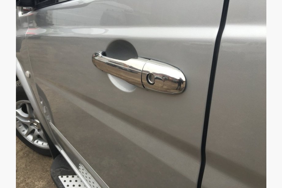 Mercedes Vito W639 2004–2014 Dørgrebscovers (rustfrit stål) Foto 2
