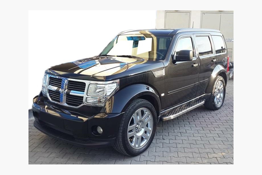 Dodge Nitro 2006–2011 BlackLine sidetrin (2 stk., aluminium) Image