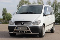 Mercedes Vito W639 2004–2014 Bullbar WT004-Plus med sidebøjler (rustfrit stål) foto 3