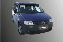 Volkswagen Caddy 2004–2010 Forrudevisir (sort højglans, 5 mm) foto 1