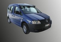 Volkswagen Caddy 2015–2020 Forrudevisir (sort højglans, 5 mm) foto 2