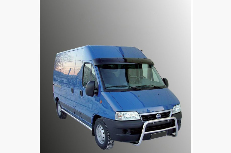 Fiat Ducato 1995–2006 Forrudevisir (sort højglans, 5 mm) Image