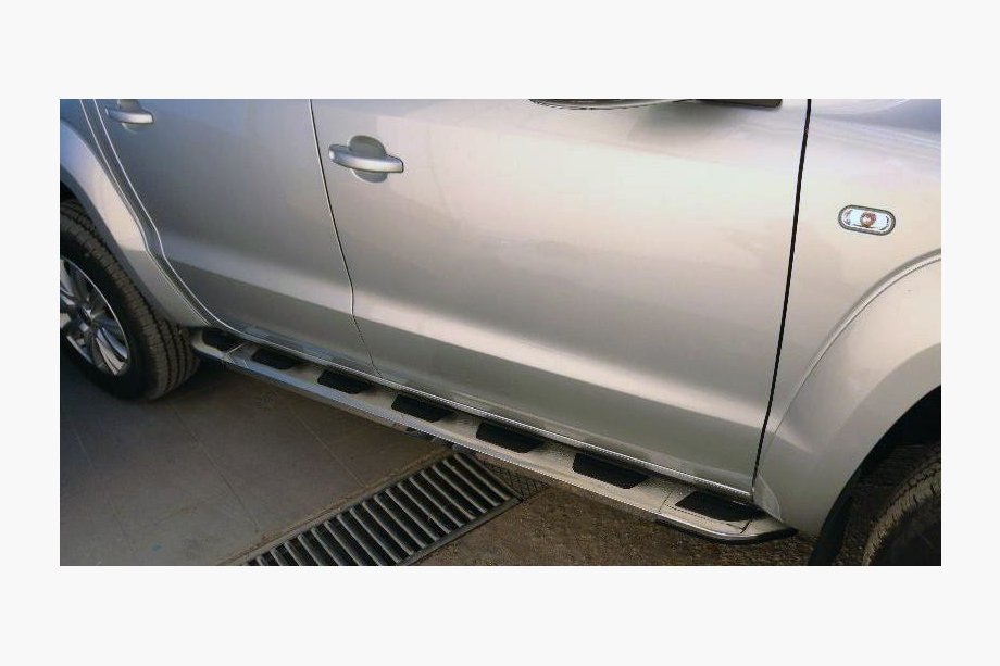 Audi Q5 2008–2017 Vison sidetrin (2 stk., aluminium/rustfrit stål) Image