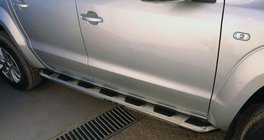 Audi Q5 2008–2017 Vison sidetrin (2 stk., aluminium/rustfrit stål) foto 1