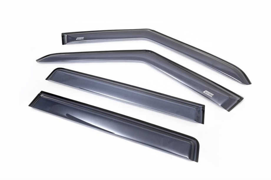 Land Rover Discovery III 2004–2009 Vindafvisere til sideruder (4 stk., Niken) Image