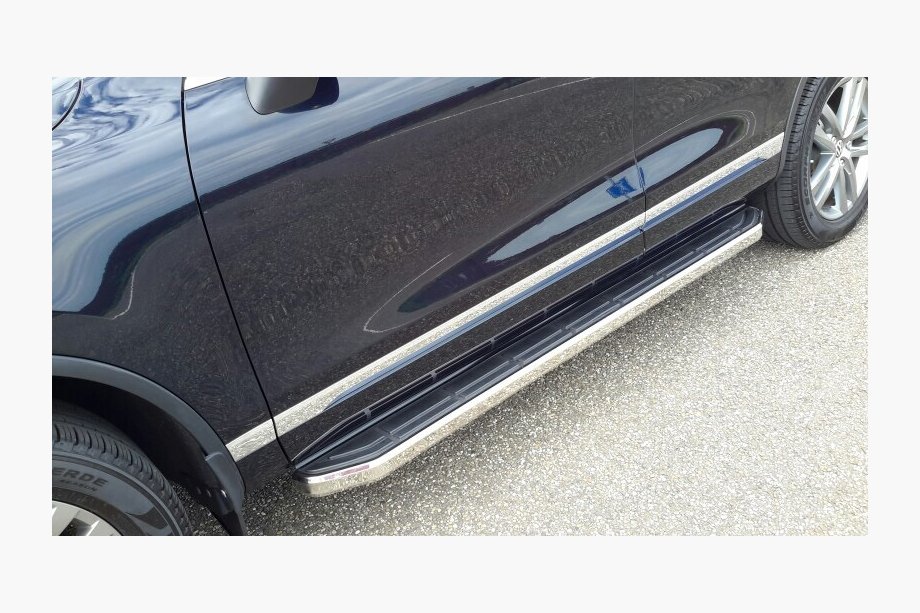 Volkswagen Touareg 2010–2018 Sidetrin OEM-look V1 (2 stk., aluminium) Foto 1