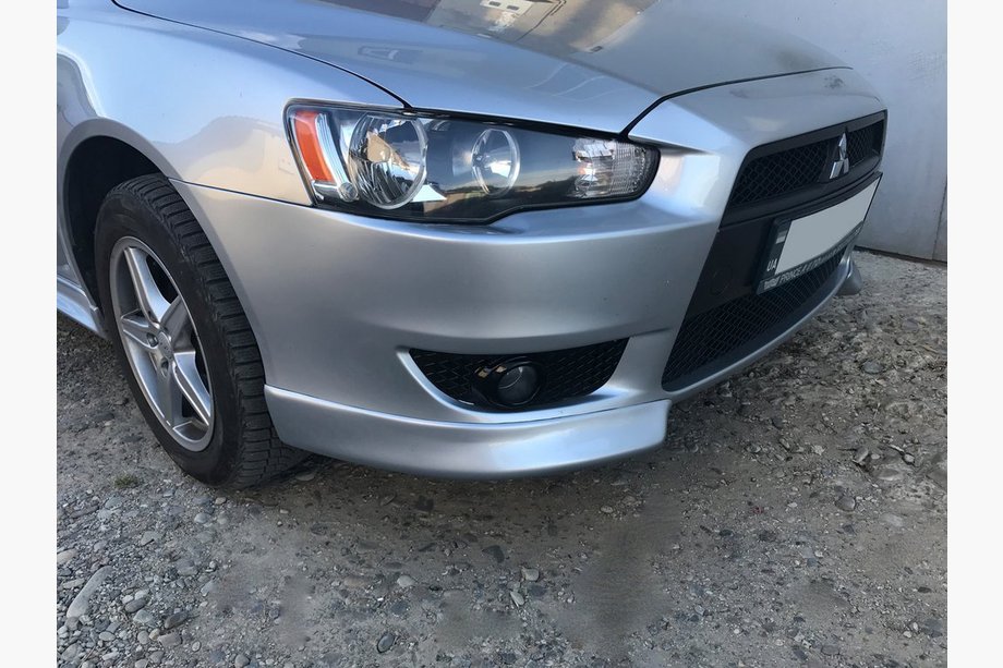 Mitsubishi Lancer X 2008– Front canards (2 stk., til lakering) Image