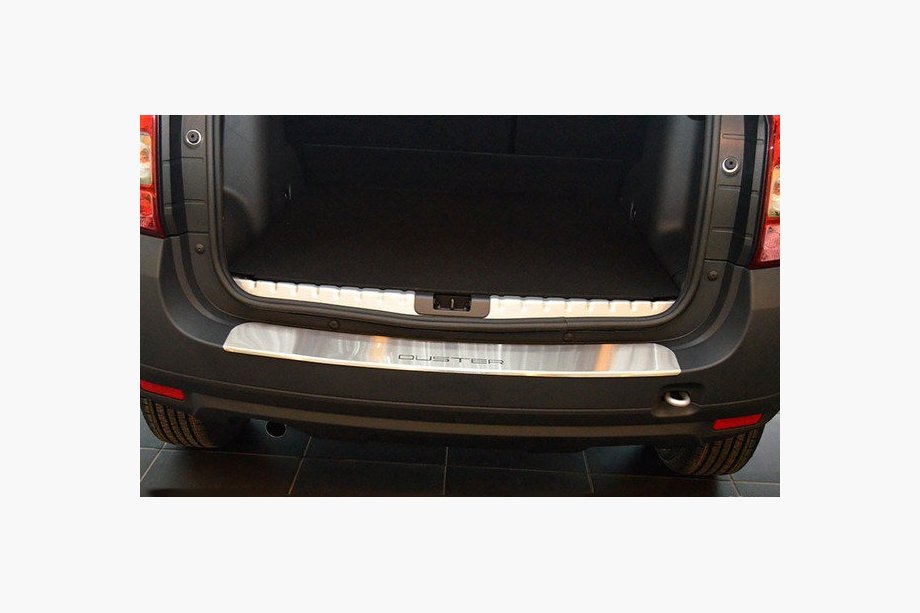 Dacia Duster 2008–2018 Nataniko bagkofangerbeskytter med bukket kant (rustfrit stål) Image