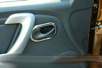 Renault Duster 2008–2017 Dæksler til indvendige dørhåndtag Carmos (4 stk., rustfrit stål) foto 4