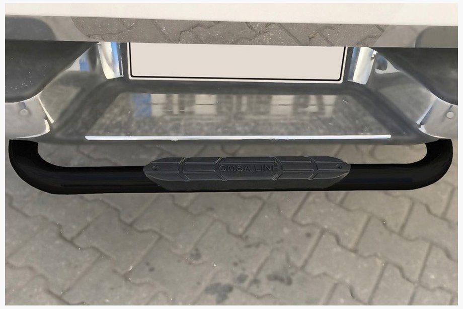 Mercedes X class 2017–2020 Omsa bageste beskyttelsesbøjle (sort, 76 mm) Image