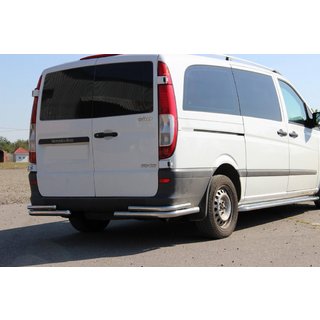 Baghjørnebeskyttere AK003-Double (2 stk., rustfrit stål) Mercedes Vito W639 2004–2014 foto 1