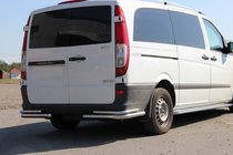 Mercedes Vito W639 2004–2014 Baghjørnebeskyttere AK003-Double (2 stk., rustfrit stål) foto 1