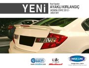 Honda Civic Sedan IX 2011–2016 Isikli spoiler (til lakering) foto 2