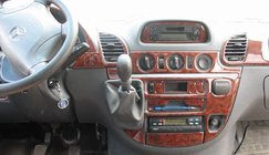 Mercedes Sprinter W901/902/903/904/905 1995–2006 (cdi, 2000-2006) Panelafdækninger til instrumentbord (Meric) Aluminium foto 8