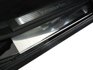Mercedes ML W164 2005–2011 Dørtrinslister Nathaniko (4 stk., rustfrit stål) Standard - Lohmann tape, 0,5 mm foto 1