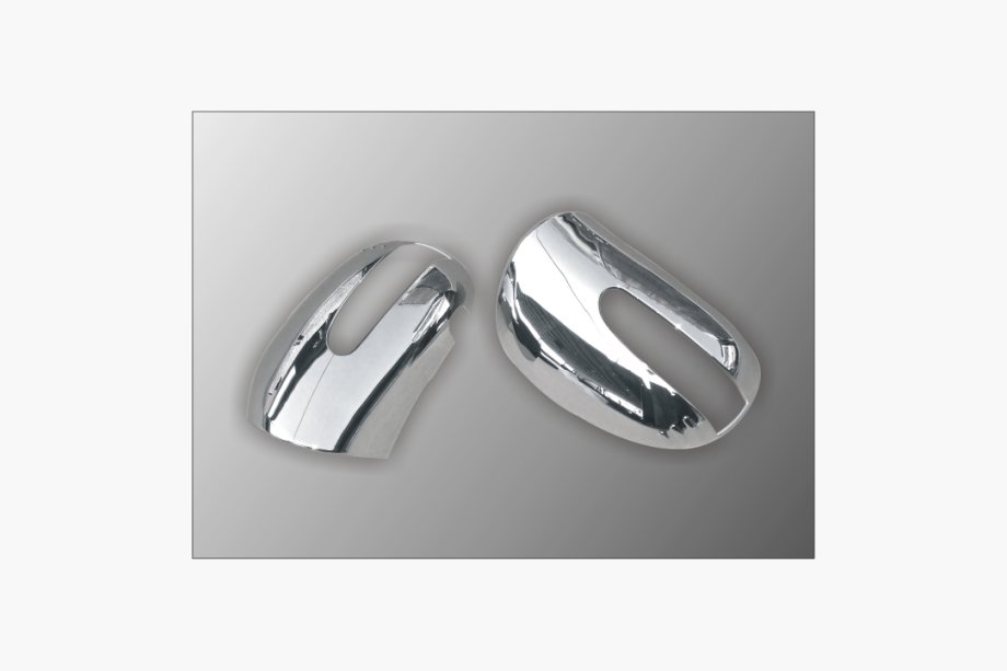 Mercedes ML W164 2005–2011 Spejlkåber til sidespejle (2 stk., rustfrit stål) Image