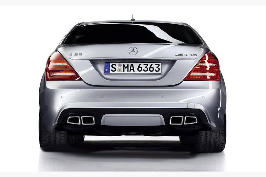 Mercedes S-Klasse W221 2005–2013 Udstødningstipper til AMG S63 Foto 2
