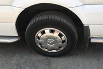 Volkswagen Crafter 2006–2016 Hjulkapsler i rustfrit stål Petals (enkelt hjul, 4 stk.) foto 2