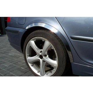 Skærmkantlister (4 stk., rustfrit stål) BMW 3-serie E46 1998–2006 foto 1