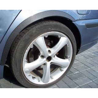 Hjulbuekanter (4 stk., sorte) BMW 3-serie E46 1998–2006 foto 1