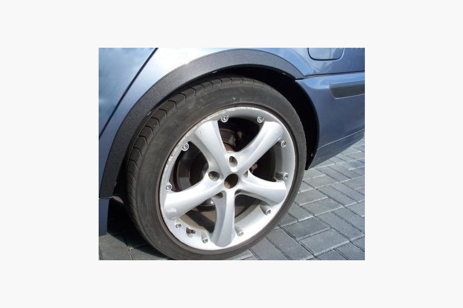 BMW 3-serie E46 1998–2006 Hjulbuekanter (4 stk., sorte) Image
