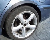 BMW 3-serie E46 1998–2006 Hjulbuekanter (4 stk., sorte) foto 1