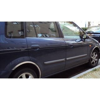 Skærmkantlister (4 stk., rustfrit stål) foto 1