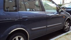 Mazda Premacy 1999–2005 Skærmkantlister (4 stk., rustfrit stål) foto 1