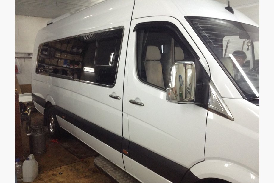 Mercedes Sprinter W906 2006–2018 Krom spejldæksler (2 stk.) Carmos, tyrkisk stål Foto 14