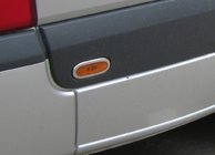 Volkswagen Crafter 2006–2016 Rammer til positionslys (6 stk., rustfrit stål) OmsaLine - italiensk rustfrit stål foto 2
