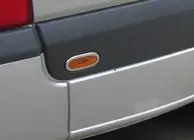 Volkswagen Crafter 2006–2016 Rammer til positionslys (6 stk., rustfrit stål) foto 2