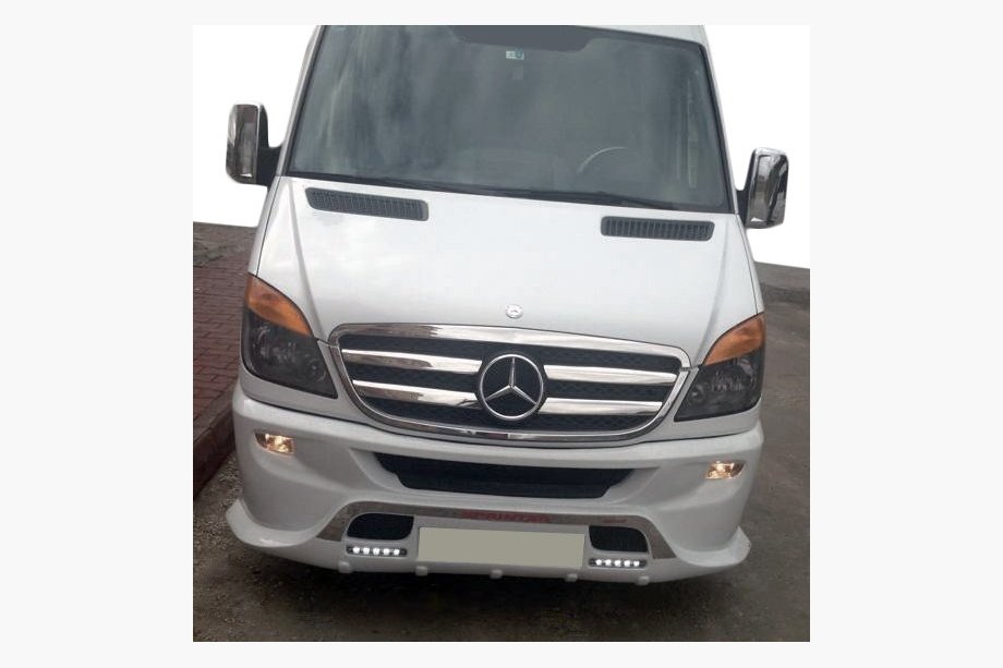Mercedes Sprinter W906 2006–2018 Grill-lister (2006-2013, rustfrit stål) Foto 6