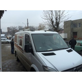 Tagrælinger Shark (sorte fødder) Mercedes Sprinter W906 2006–2018 foto 3