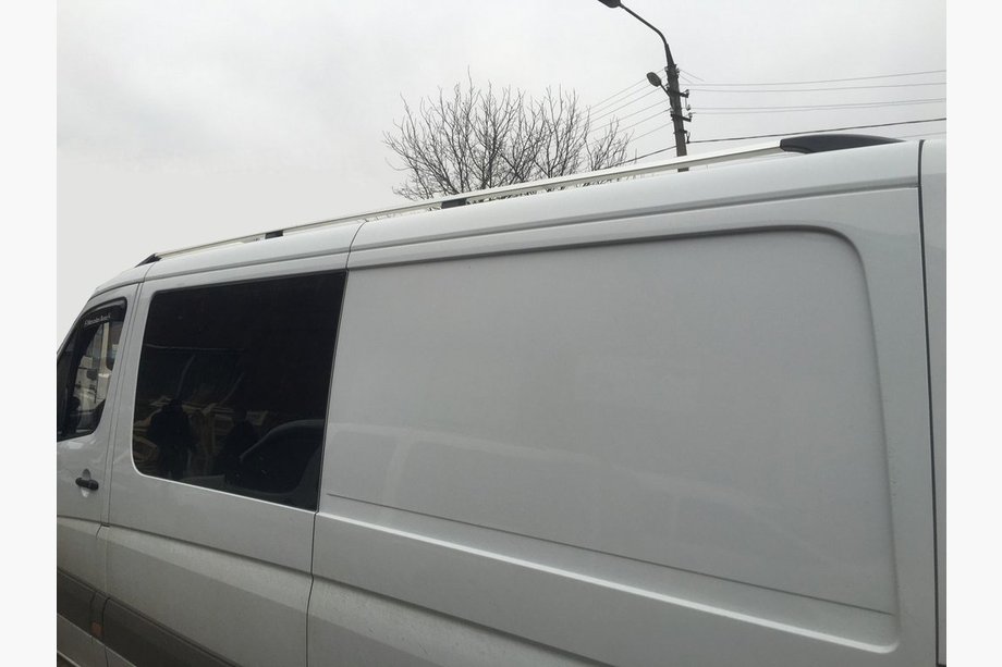 Mercedes Sprinter W906 2006–2018 Tagrælinger DD 265 cm, krom, plastfod Image