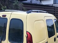 Renault Kangoo 1998–2008 Krom tagrælinger Standard base, plastfødder foto 1