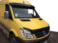 Mercedes Sprinter W906 2006–2018 Forrudevisir på ramme V1 (sort højglans, 5 mm) foto 1