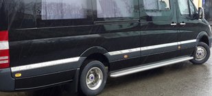 Mercedes Sprinter W906 2006–2018 Dørlister i rustfrit stål ExtraLong. Carmos - tyrkisk stål foto 3