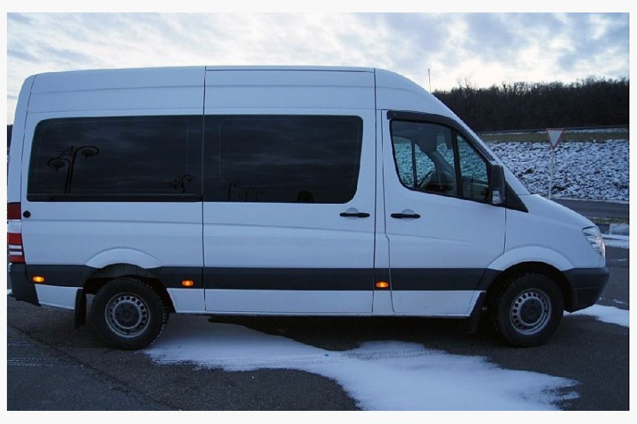 Mercedes Sprinter W906 2006–2018 Selvklæbende vindafvisere til sideruder (2 stk, DDU-CBR) Image