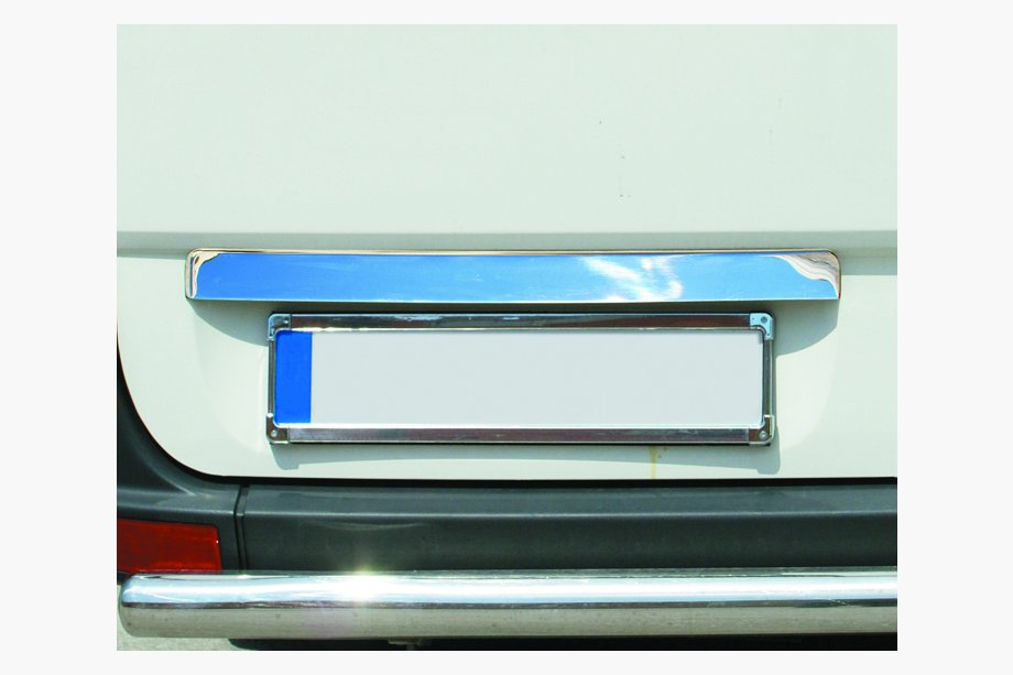 Volkswagen Crafter 2006–2016 Liste over nummerplade (rustfrit stål) Carmos - Tyrkisk stål Foto 4