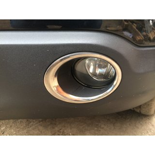 Kromringe til tågelygter (2 stk., rustfrit stål) Nissan Qashqai 2007–2010 foto 1