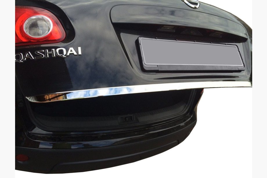 Nissan Qashqai 2010–2014 Kantliste til bagklap (rustfrit stål) Carmos - Tyrkisk stål Image